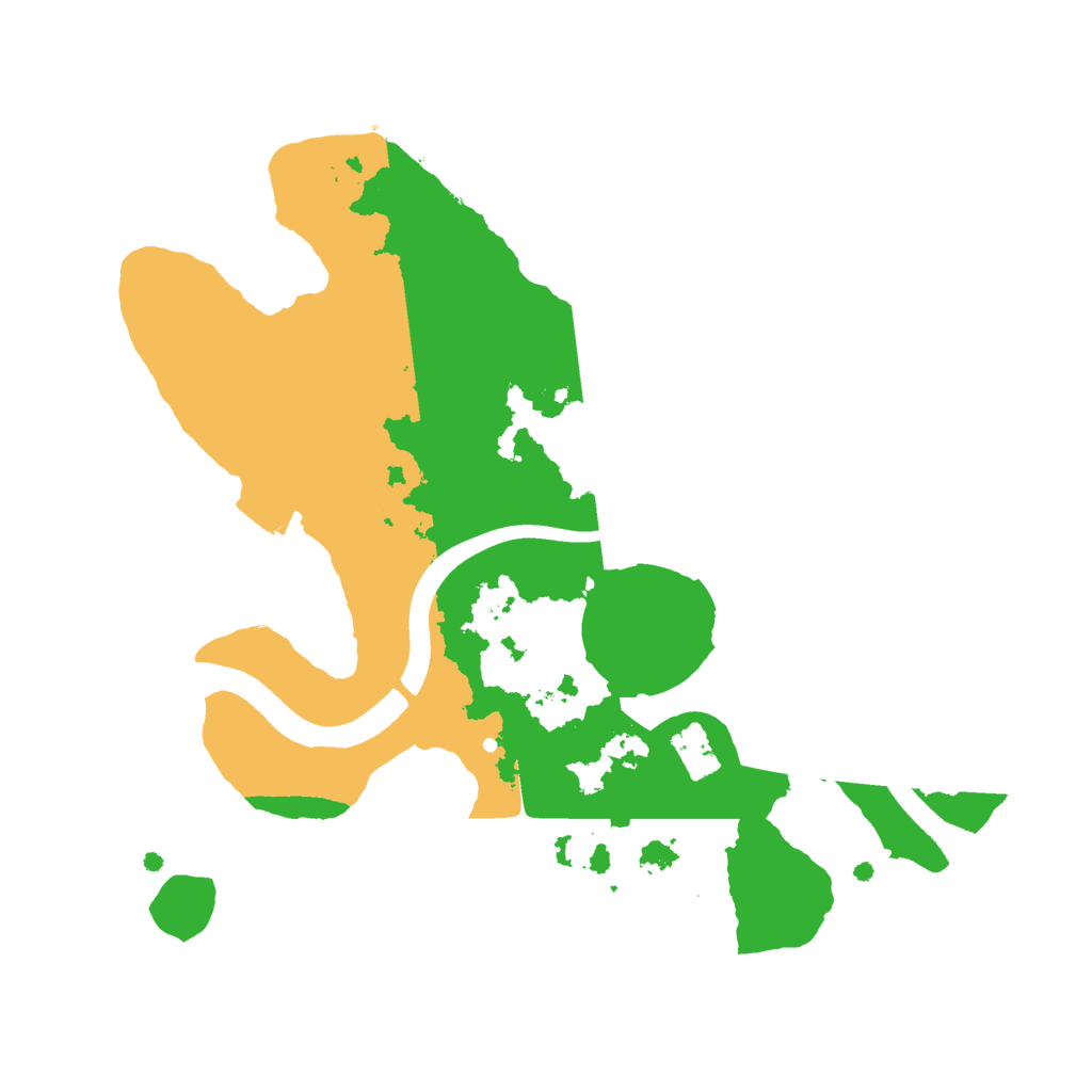 Biome Rust Map: Procedural Map, Size: 2250, Seed: 11805151