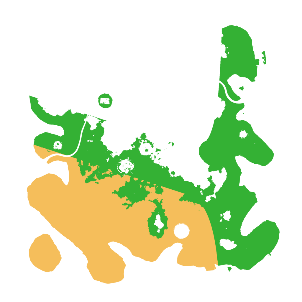 Biome Rust Map: Procedural Map, Size: 3500, Seed: 11960