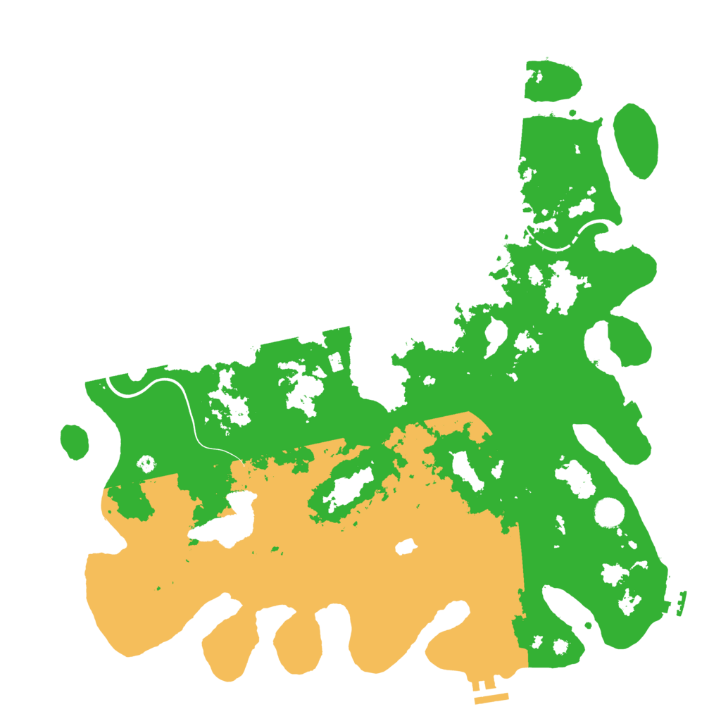 Biome Rust Map: Procedural Map, Size: 4250, Seed: 969420