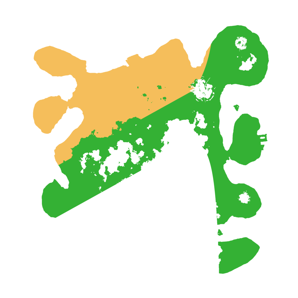 Biome Rust Map: Procedural Map, Size: 2500, Seed: 3113