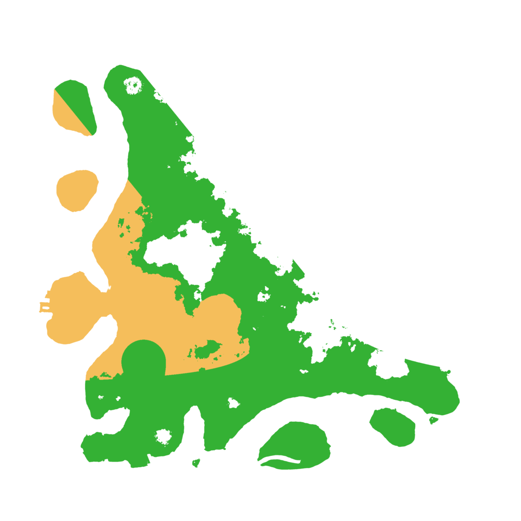 Biome Rust Map: Procedural Map, Size: 3100, Seed: 58634831
