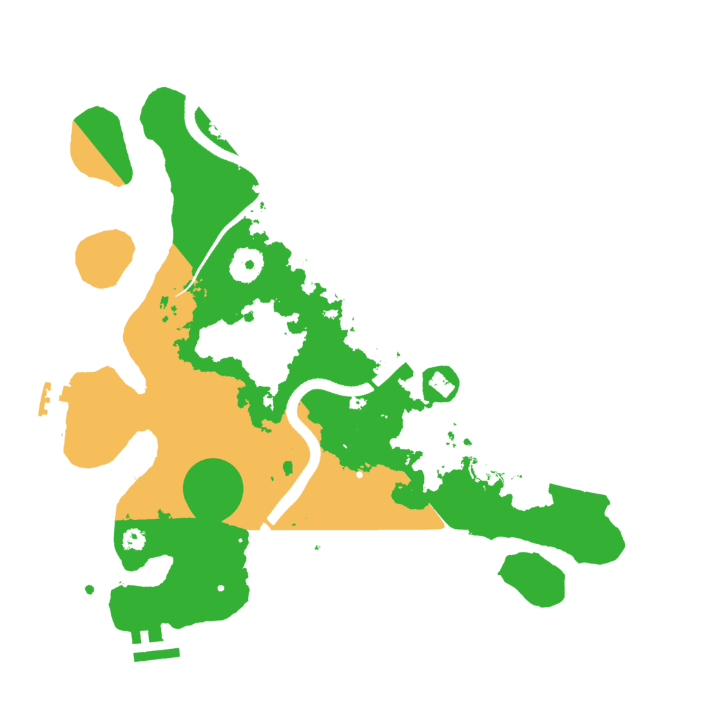 Biome Rust Map: Procedural Map, Size: 3100, Seed: 58634831