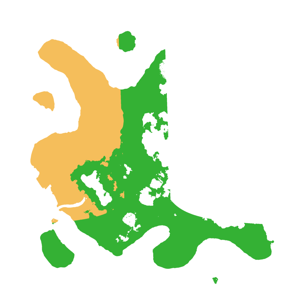 Biome Rust Map: Procedural Map, Size: 2500, Seed: 63266