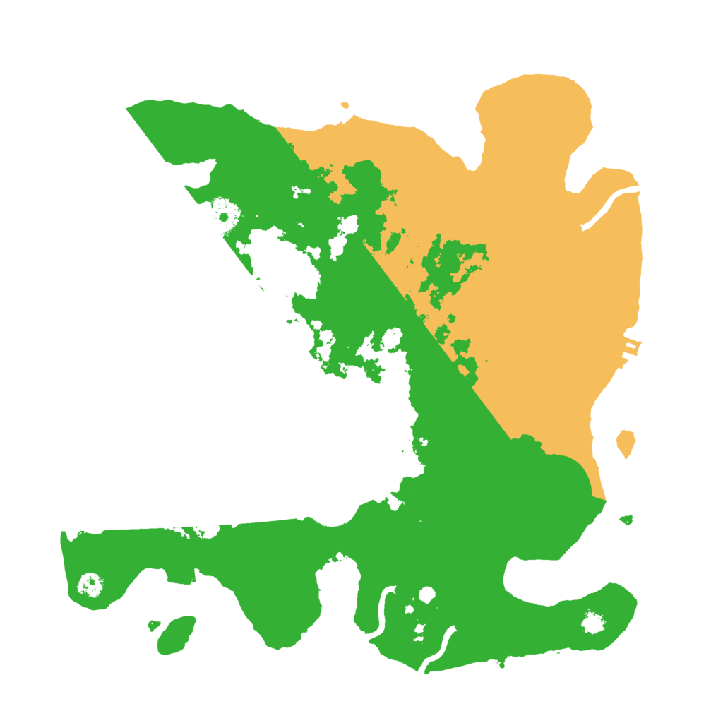 Biome Rust Map: Procedural Map, Size: 3000, Seed: 18598