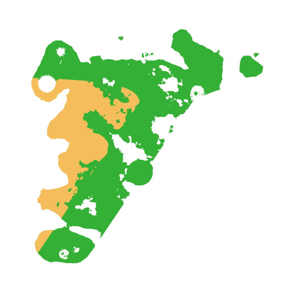 Biome Rust Map: Procedural Map, Size: 3000, Seed: 599880654