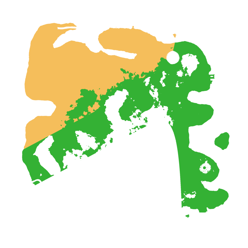 Biome Rust Map: Procedural Map, Size: 3500, Seed: 600835233