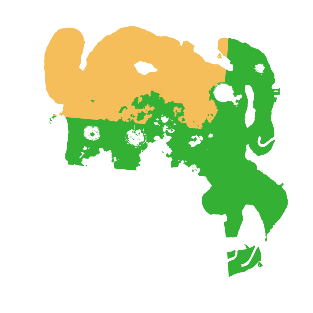 Biome Rust Map: Procedural Map, Size: 3000, Seed: 27373