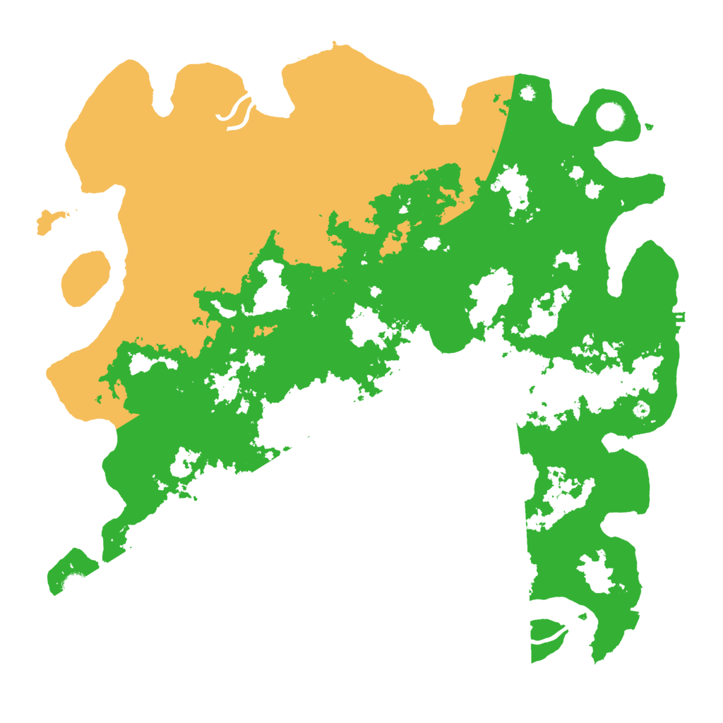 Biome Rust Map: Procedural Map, Size: 4500, Seed: 1202216613