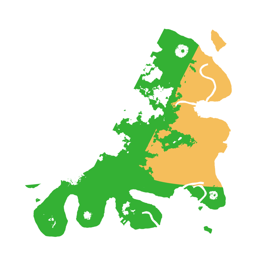 Biome Rust Map: Procedural Map, Size: 3000, Seed: 787441490