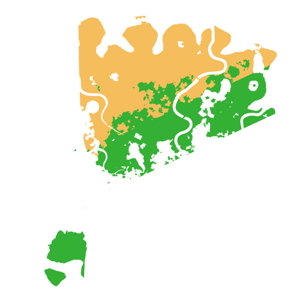 Biome Rust Map: Procedural Map, Size: 4500, Seed: 50550