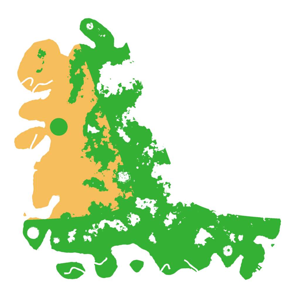 Biome Rust Map: Procedural Map, Size: 4500, Seed: 245943441