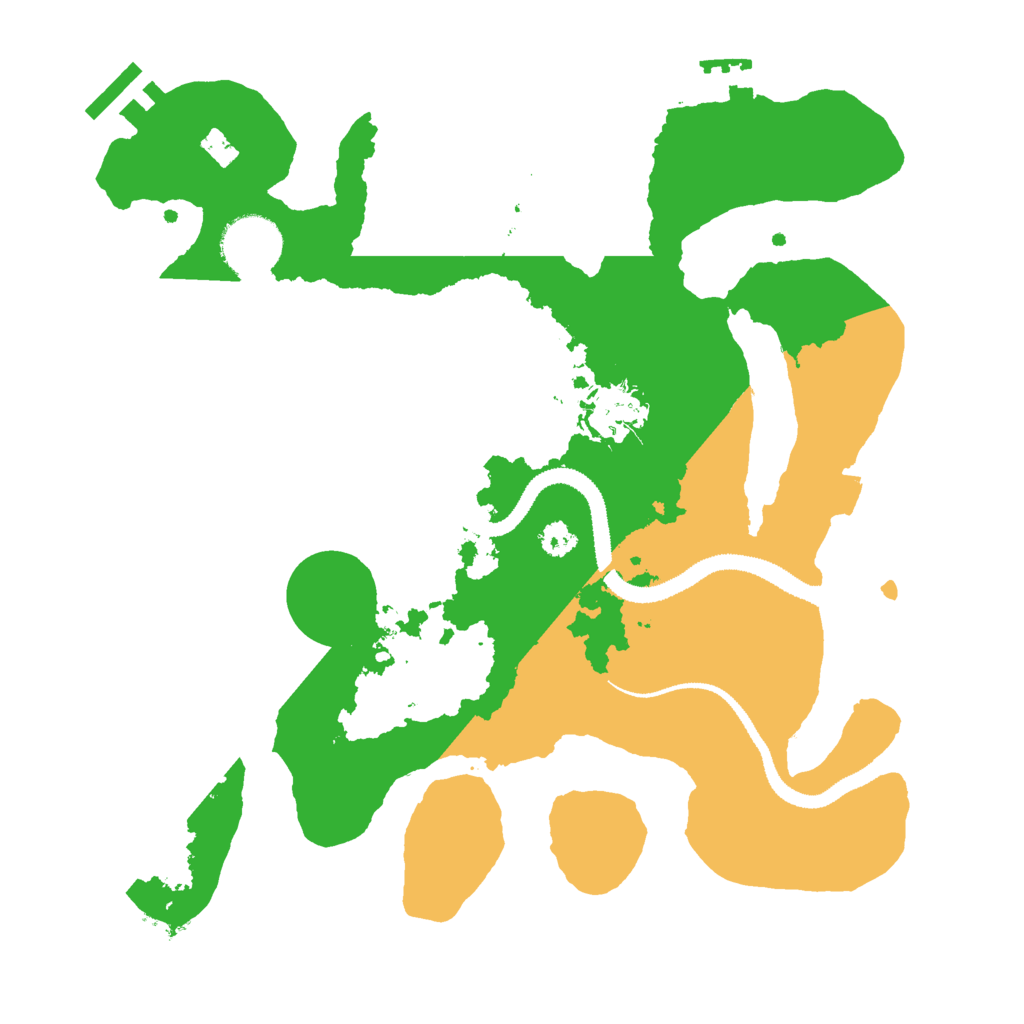 Biome Rust Map: Procedural Map, Size: 3000, Seed: 468937