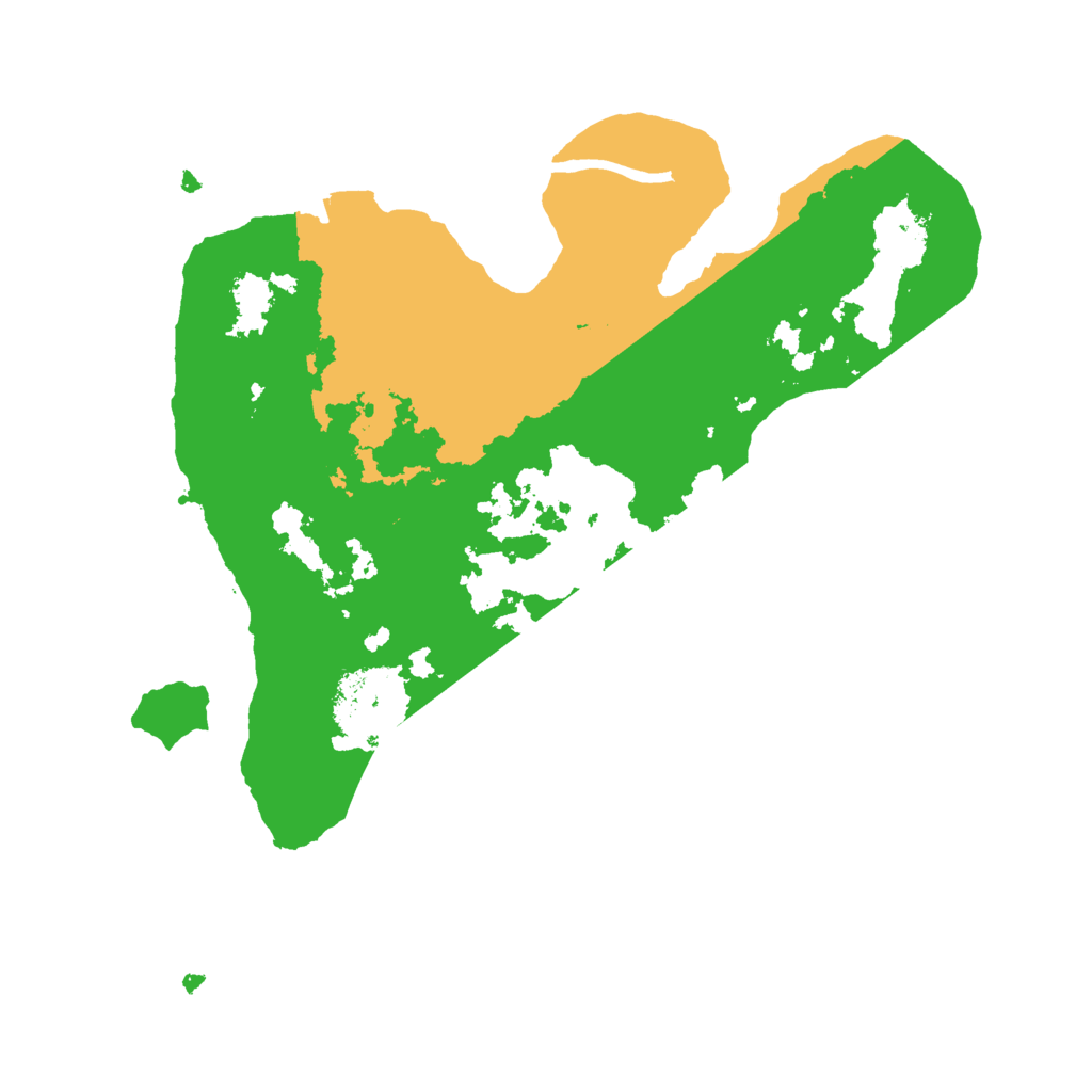 Biome Rust Map: Procedural Map, Size: 2500, Seed: 19375
