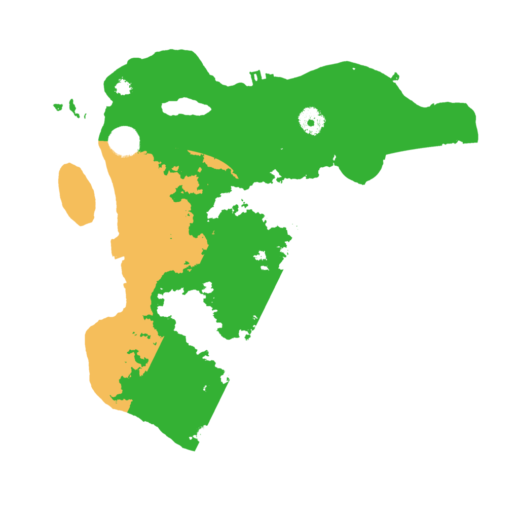 Biome Rust Map: Procedural Map, Size: 3000, Seed: 32689