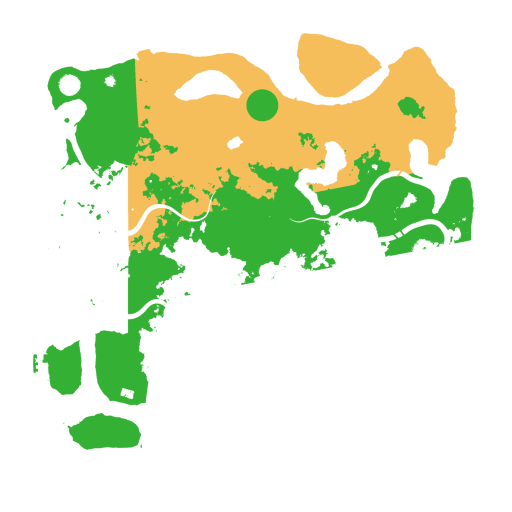 Biome Rust Map: Procedural Map, Size: 4250, Seed: 86713587