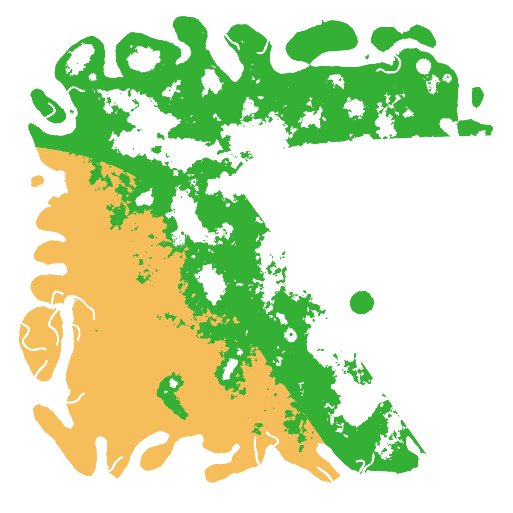 Biome Rust Map: Procedural Map, Size: 6000, Seed: 24330