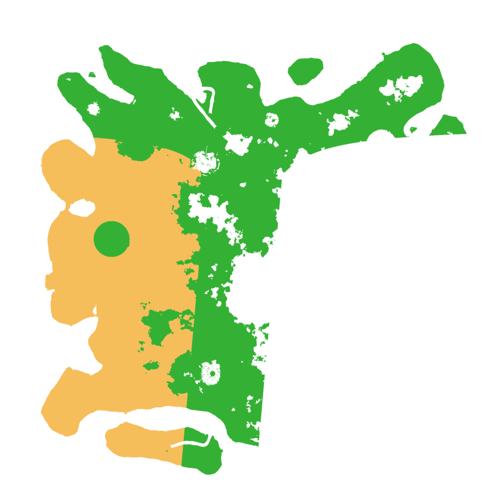 Biome Rust Map: Procedural Map, Size: 3700, Seed: 63386580