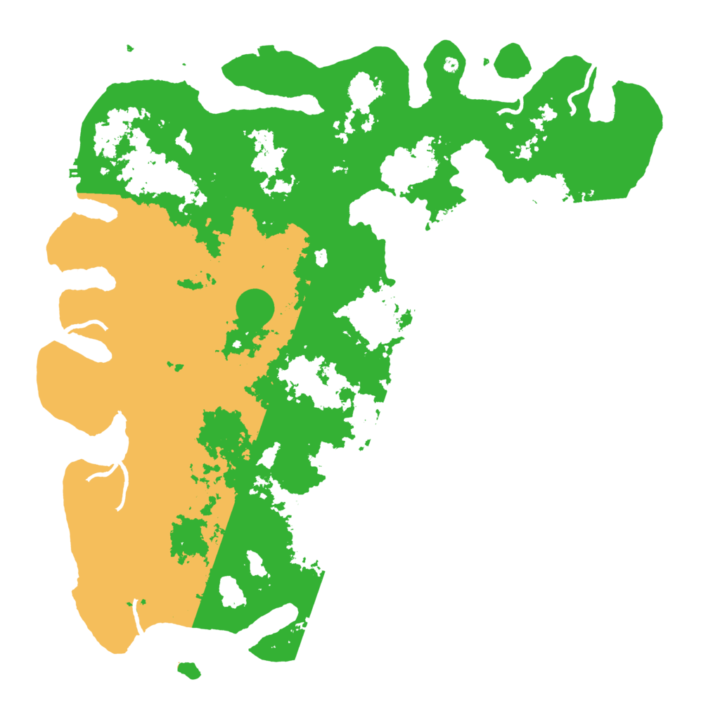 Biome Rust Map: Procedural Map, Size: 5000, Seed: 752957314