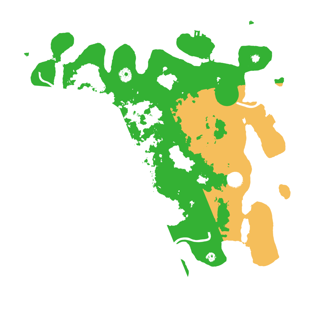 Biome Rust Map: Procedural Map, Size: 3500, Seed: 137848020