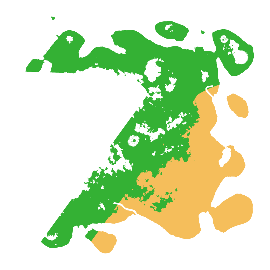 Biome Rust Map: Procedural Map, Size: 3600, Seed: 23003