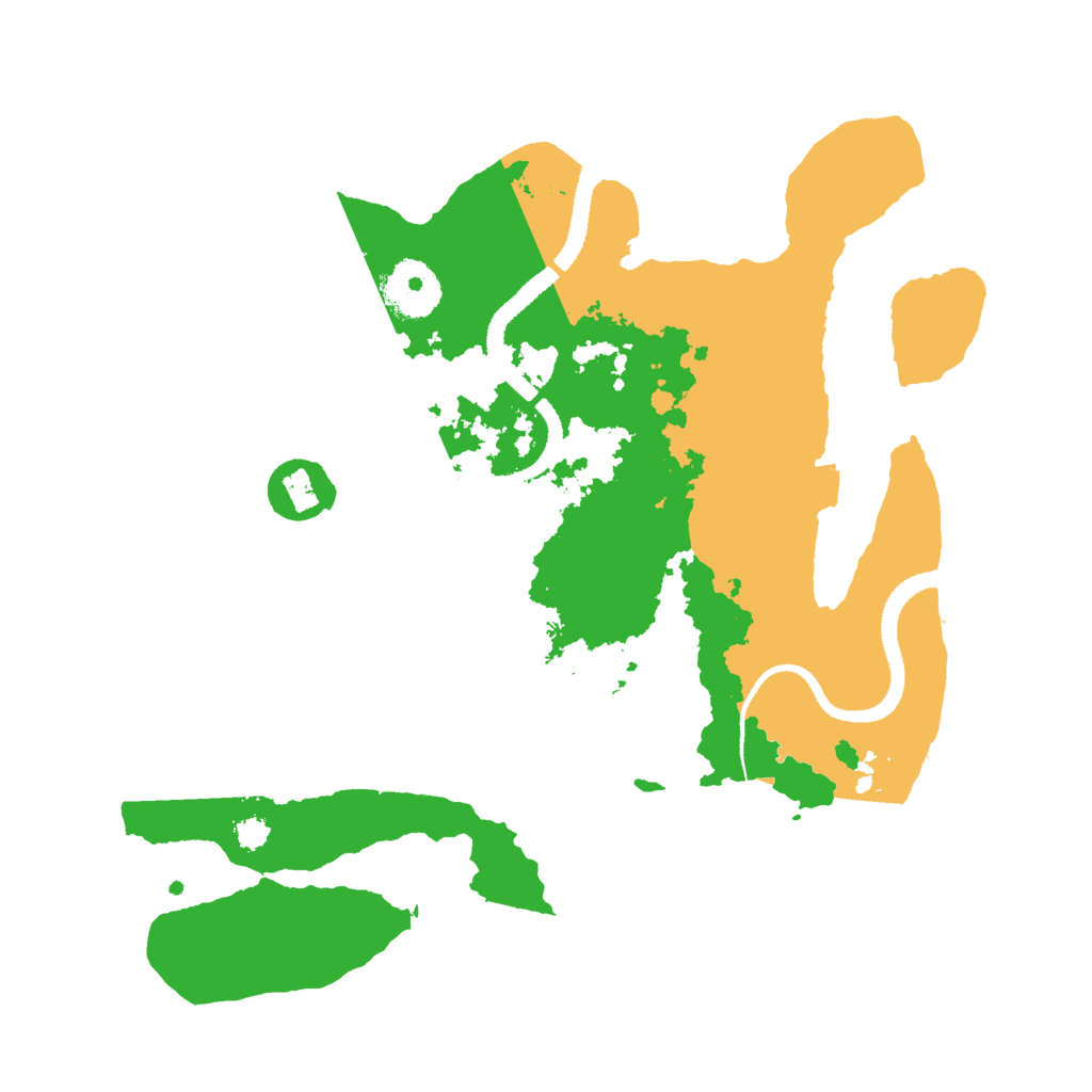 Biome Rust Map: Procedural Map, Size: 3000, Seed: 6212