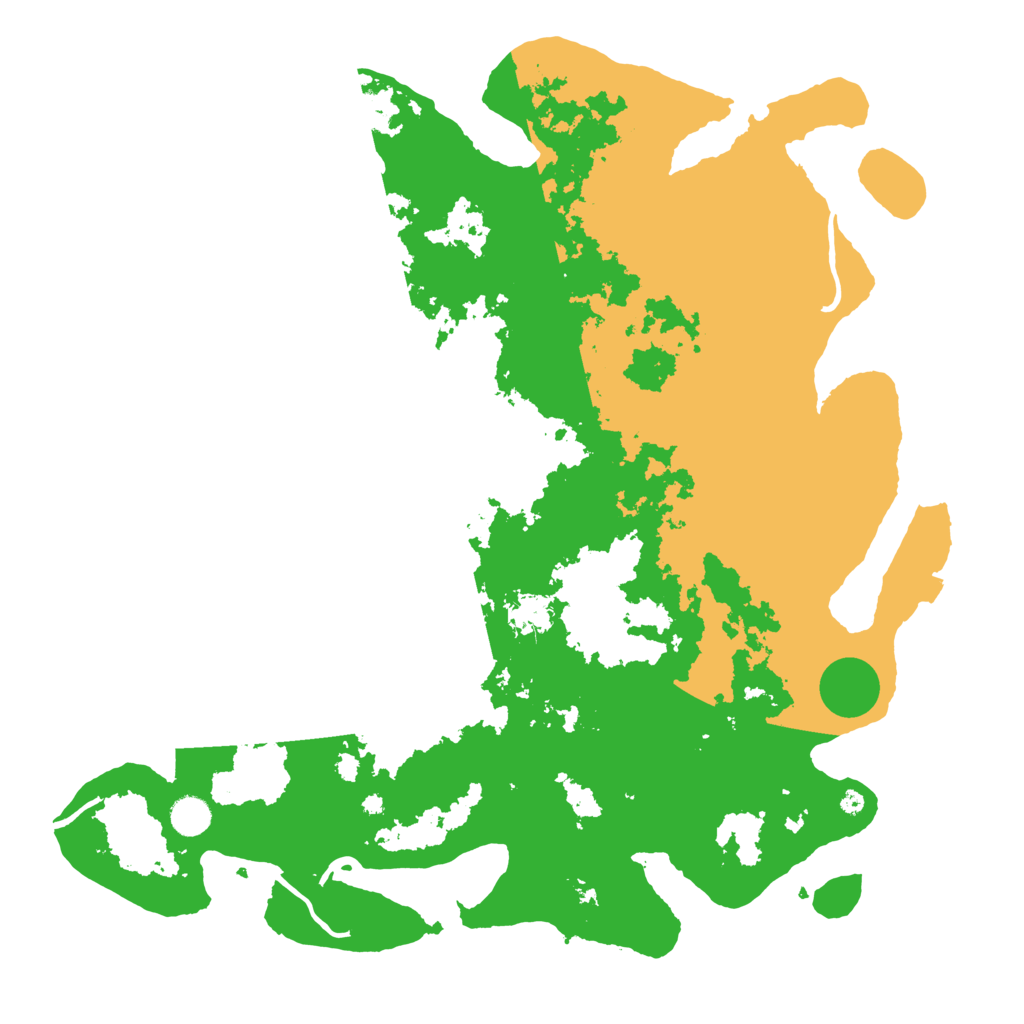 Biome Rust Map: Procedural Map, Size: 4500, Seed: 1092867883