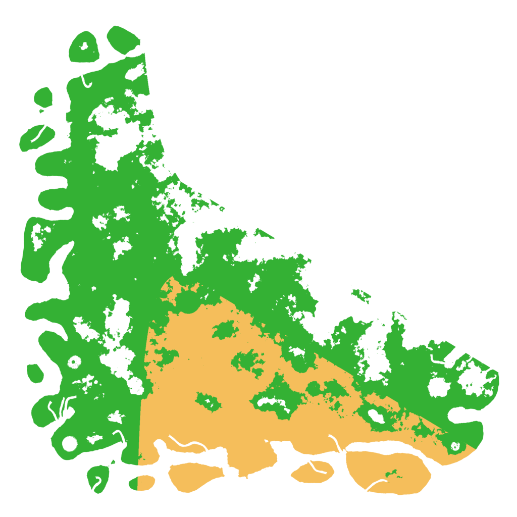 Biome Rust Map: Procedural Map, Size: 6000, Seed: 32615