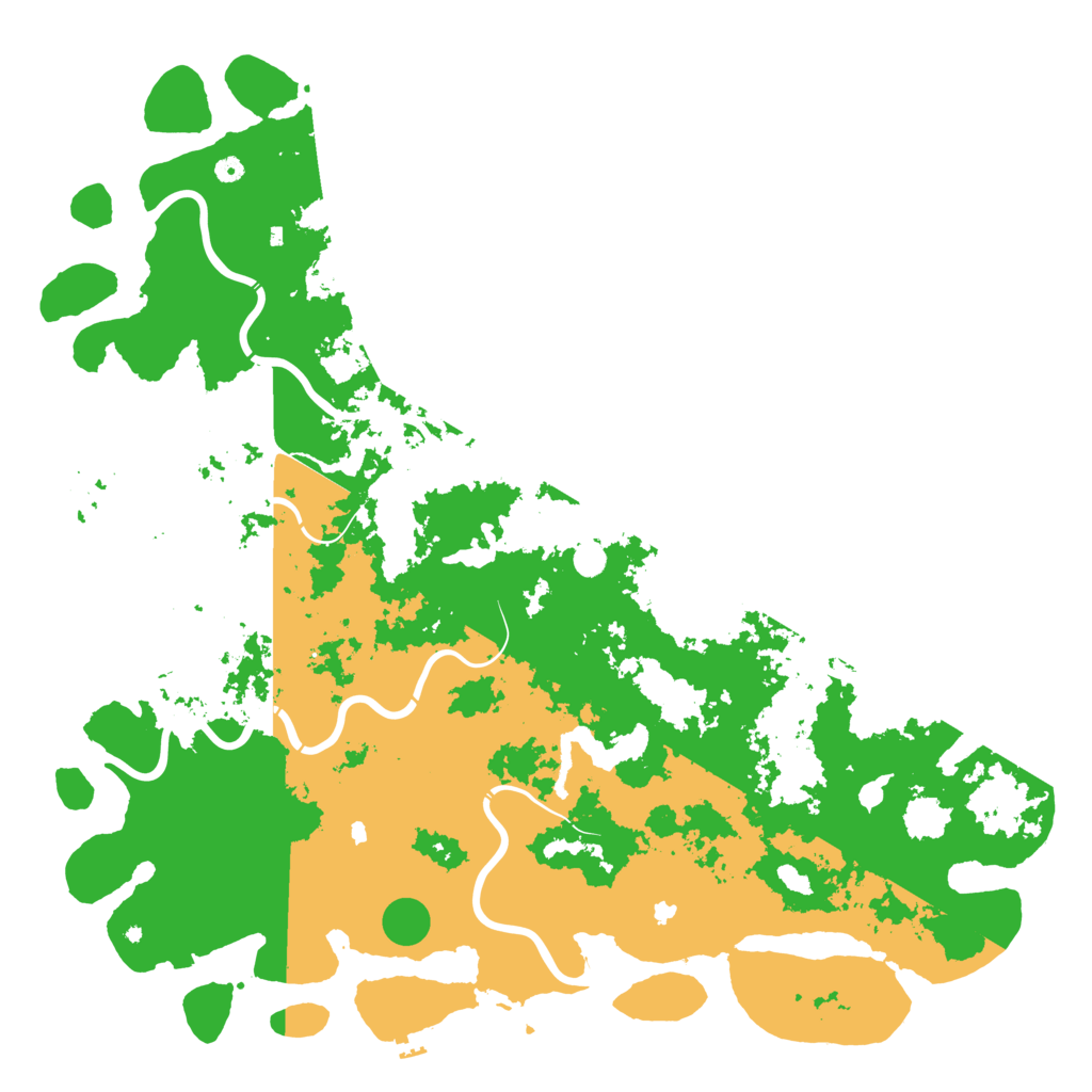 Biome Rust Map: Procedural Map, Size: 6000, Seed: 32615