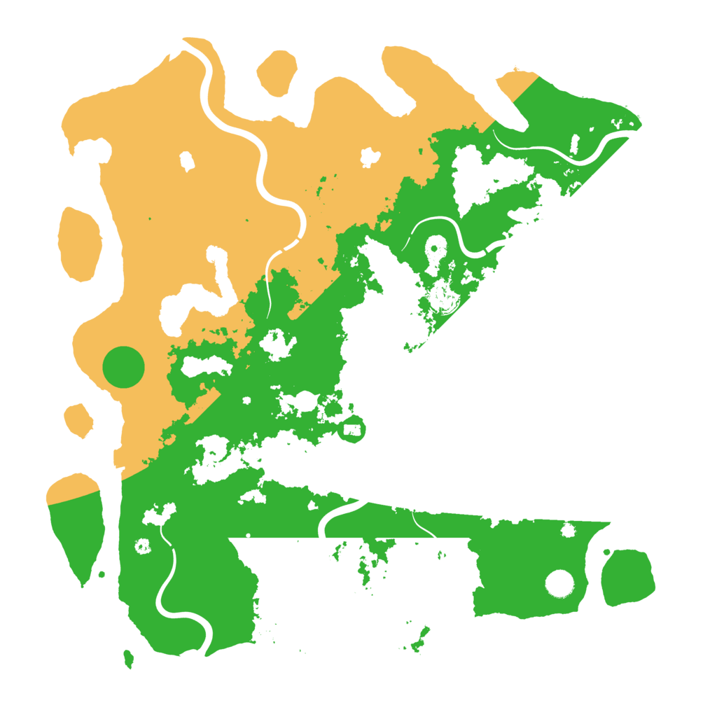 Biome Rust Map: Procedural Map, Size: 4500, Seed: 1877059566