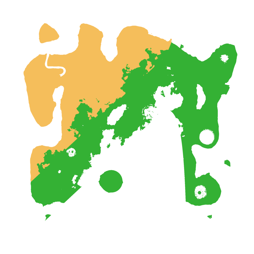 Biome Rust Map: Procedural Map, Size: 3000, Seed: 2153