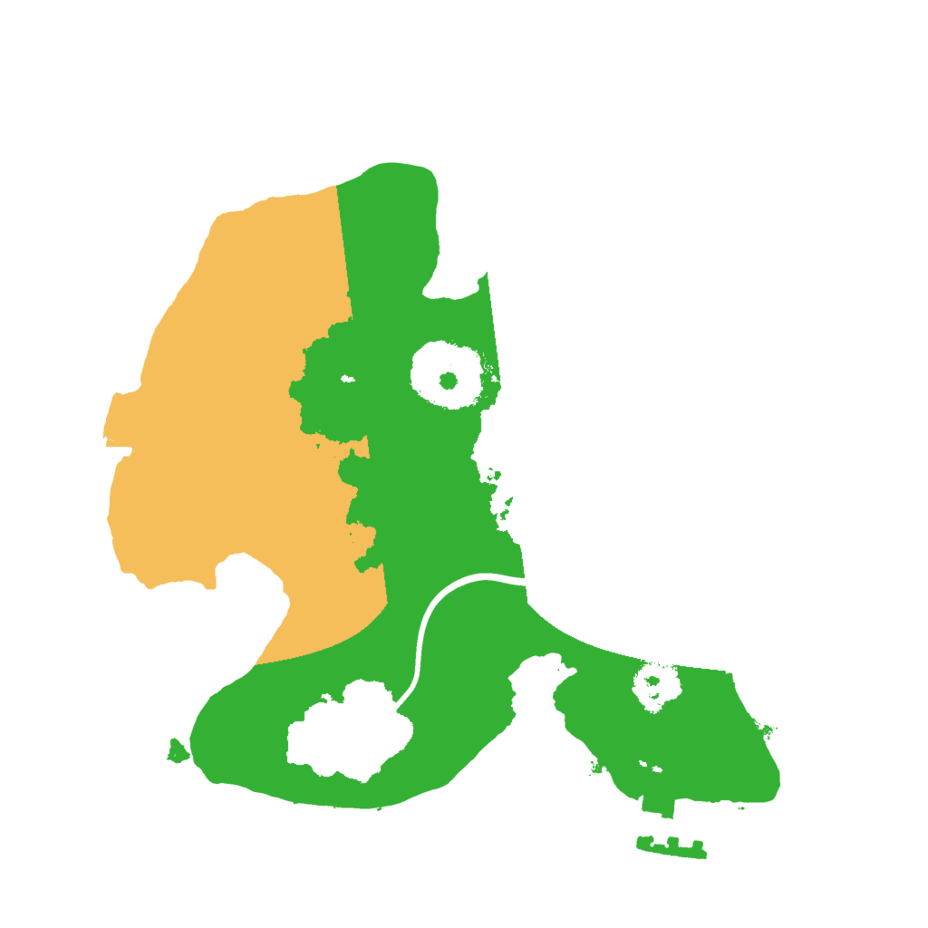 Biome Rust Map: Procedural Map, Size: 2000, Seed: 5892684