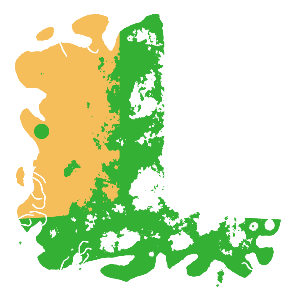 Biome Rust Map: Procedural Map, Size: 5200, Seed: 1029039012