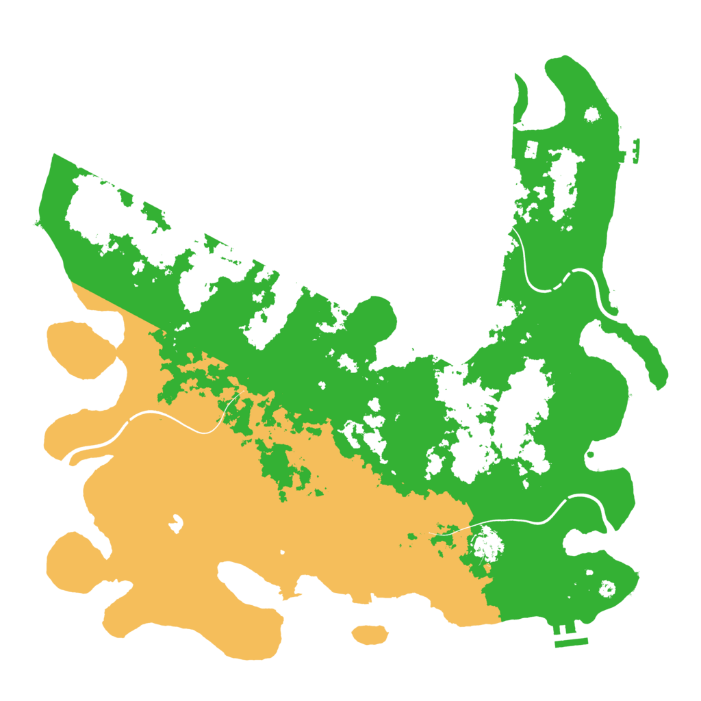 Biome Rust Map: Procedural Map, Size: 4250, Seed: 444