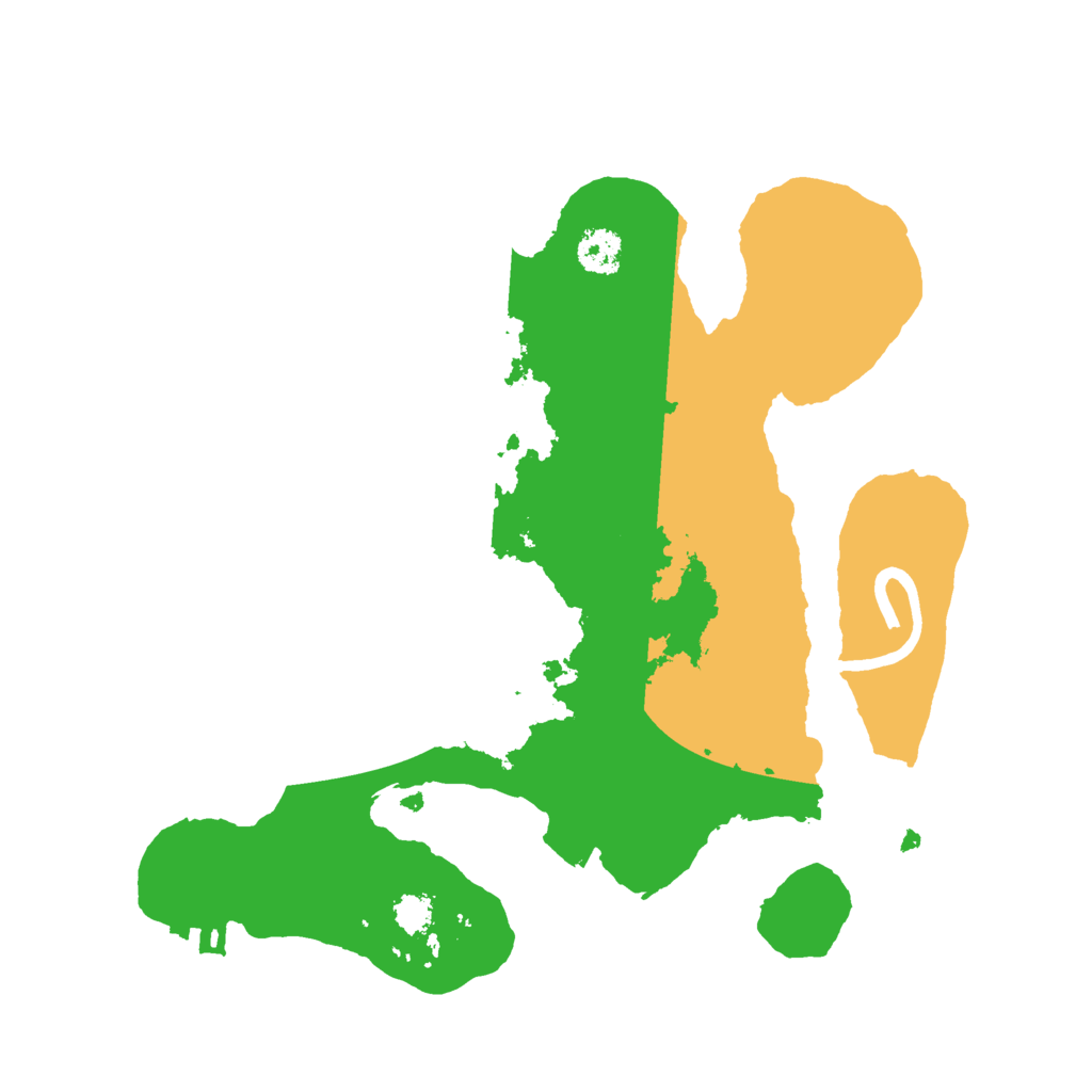 Biome Rust Map: Procedural Map, Size: 2500, Seed: 94924