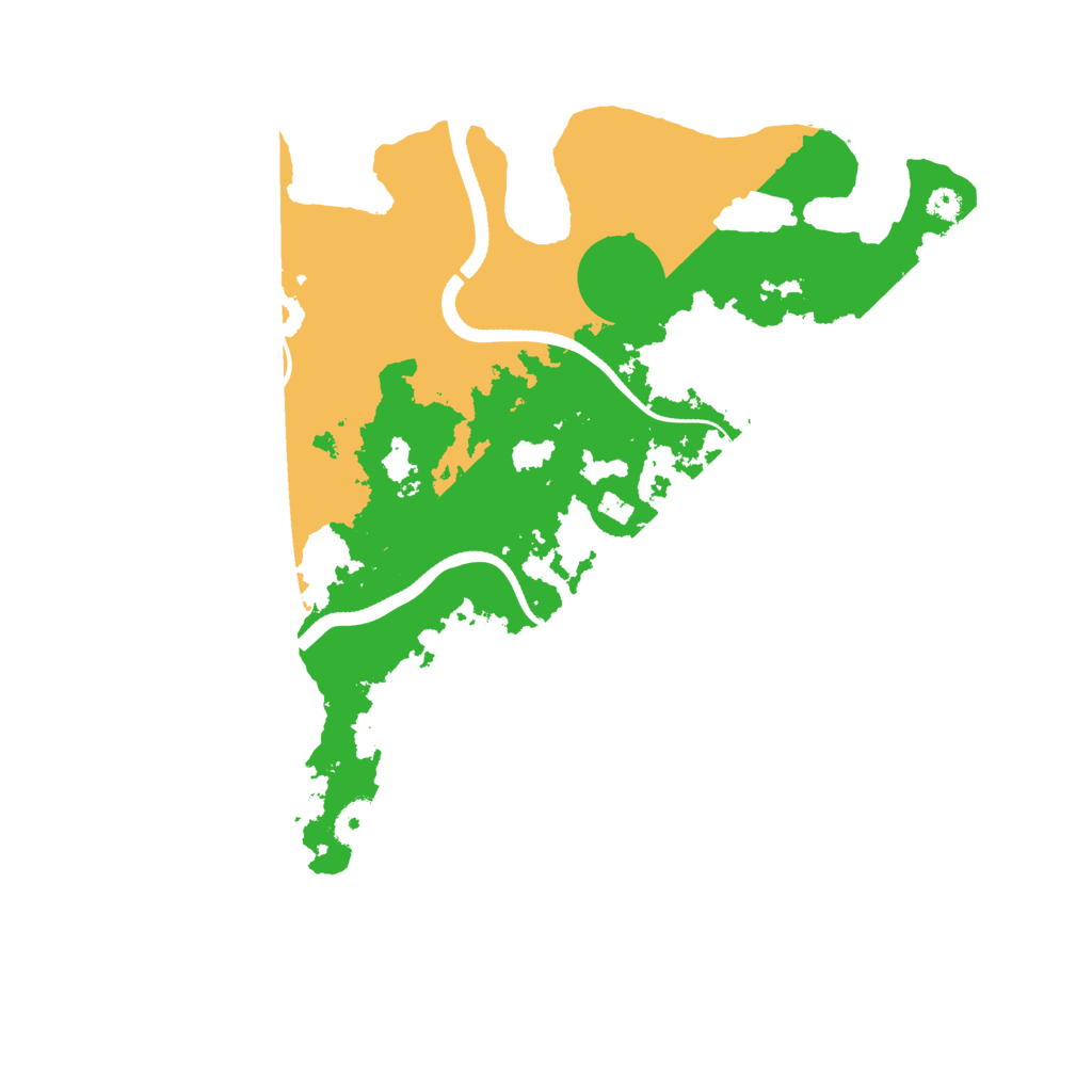Biome Rust Map: Procedural Map, Size: 3500, Seed: 59924