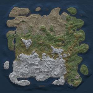 Thumbnail Rust Map: Procedural Map, Size: 4500, Seed: 1161522003, 19 Monuments