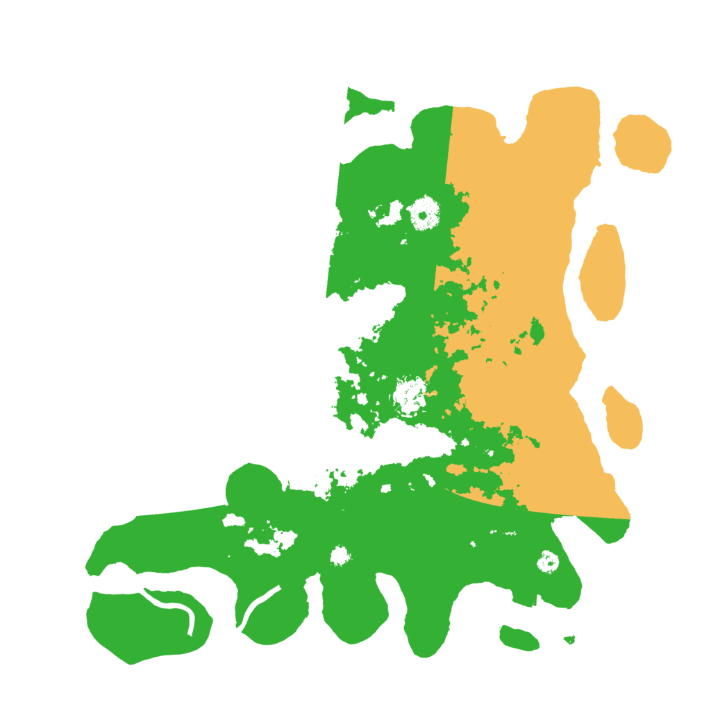 Biome Rust Map: Procedural Map, Size: 3400, Seed: 444053142