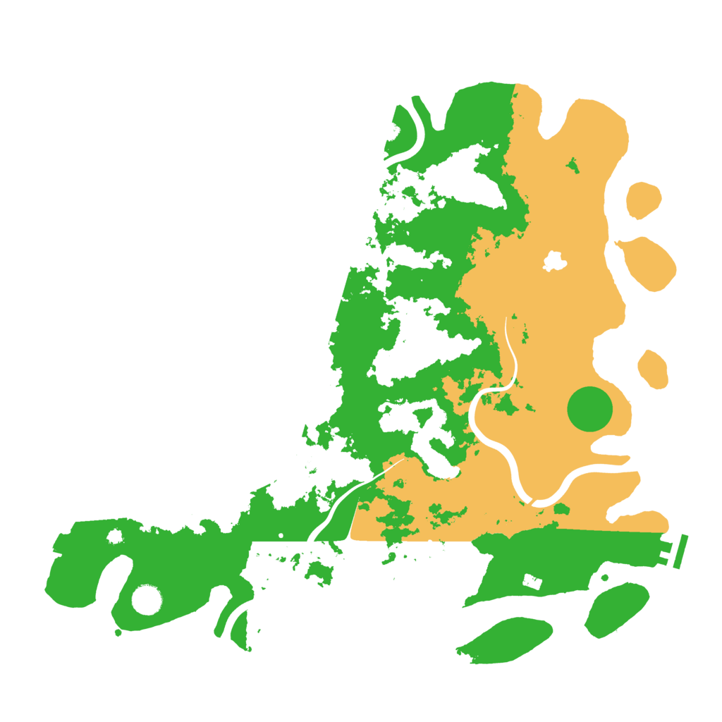 Biome Rust Map: Procedural Map, Size: 4200, Seed: 537976443