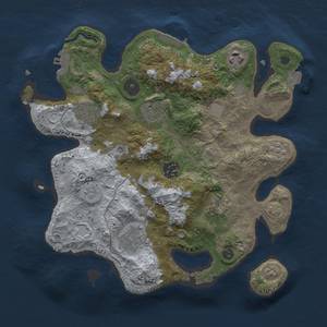 Thumbnail Rust Map: Procedural Map, Size: 3000, Seed: 829758131, 15 Monuments