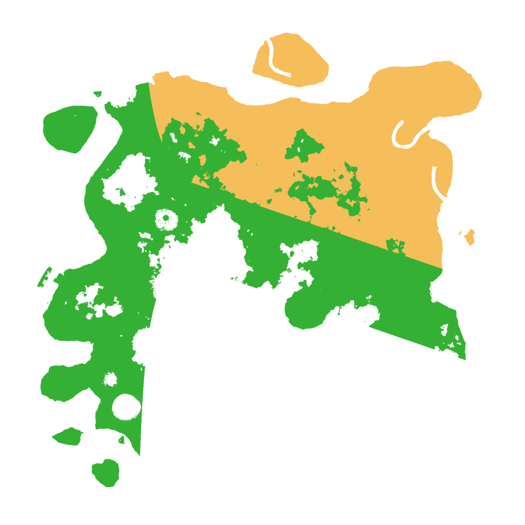 Biome Rust Map: Procedural Map, Size: 3500, Seed: 348616415