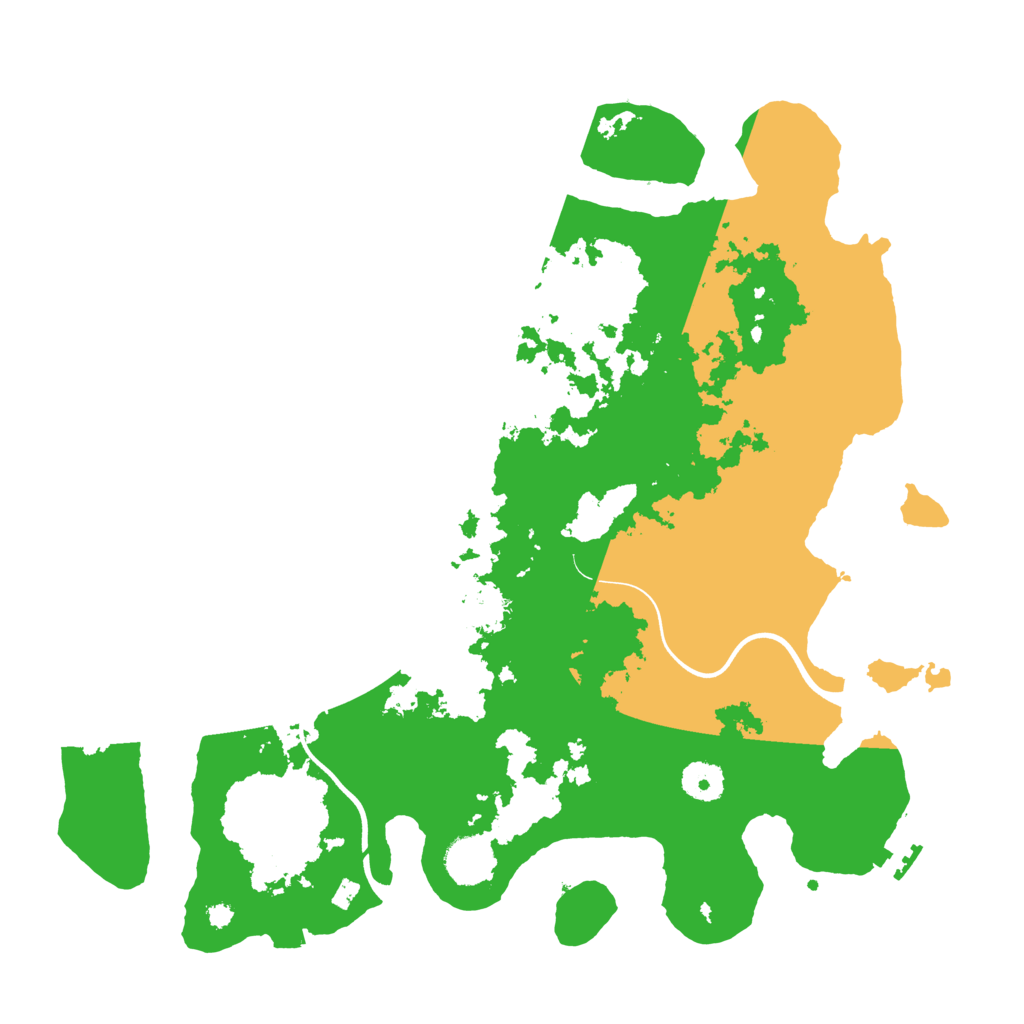Biome Rust Map: Procedural Map, Size: 3750, Seed: 91729
