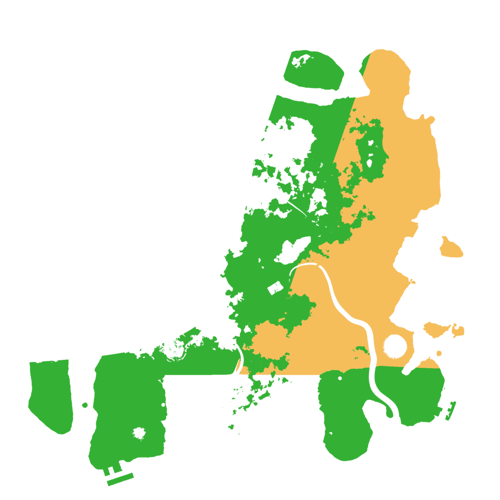 Biome Rust Map: Procedural Map, Size: 3750, Seed: 91729