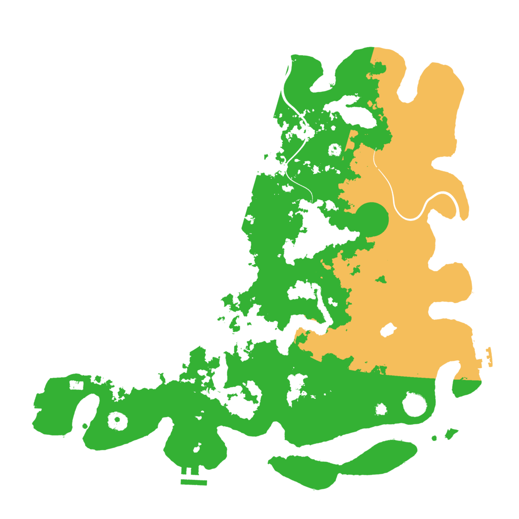 Biome Rust Map: Procedural Map, Size: 4000, Seed: 537976443