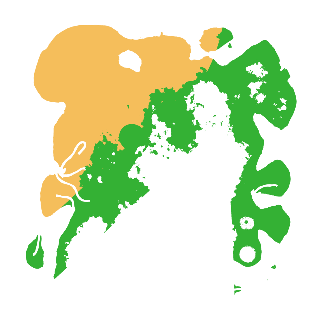 Biome Rust Map: Procedural Map, Size: 3500, Seed: 2132507470