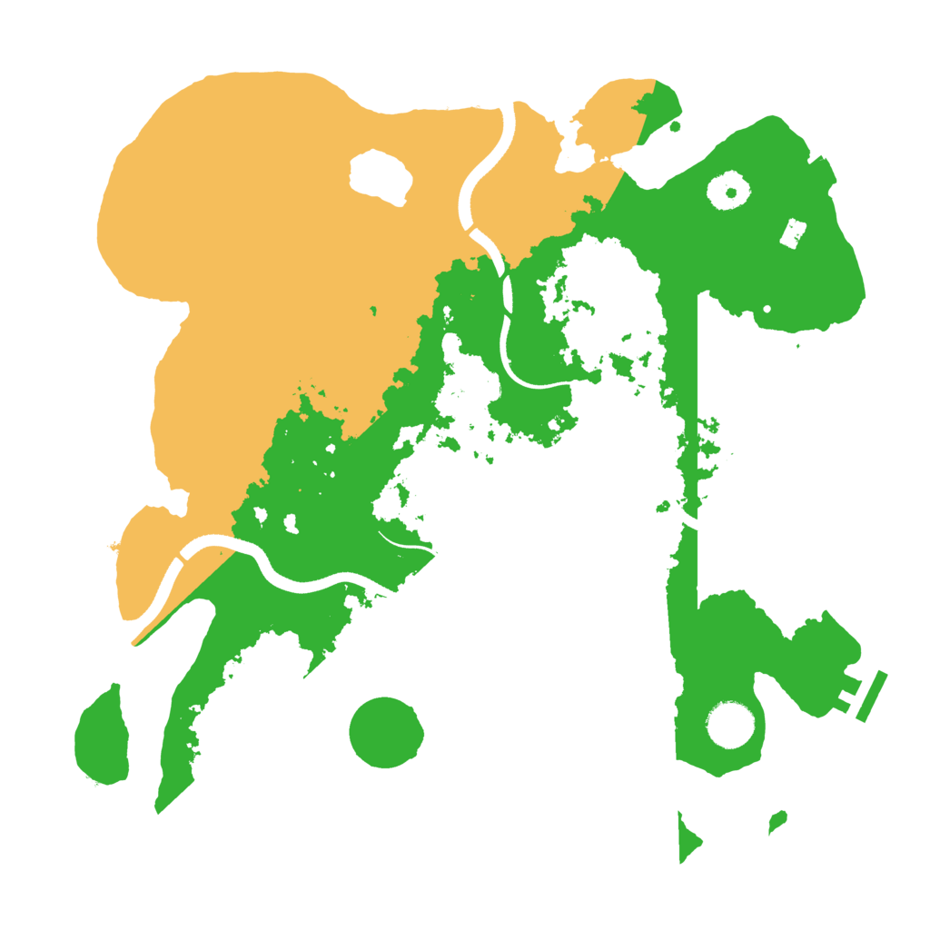 Biome Rust Map: Procedural Map, Size: 3500, Seed: 2132507470