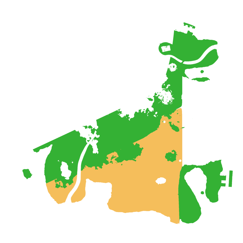 Biome Rust Map: Procedural Map, Size: 3000, Seed: 21402