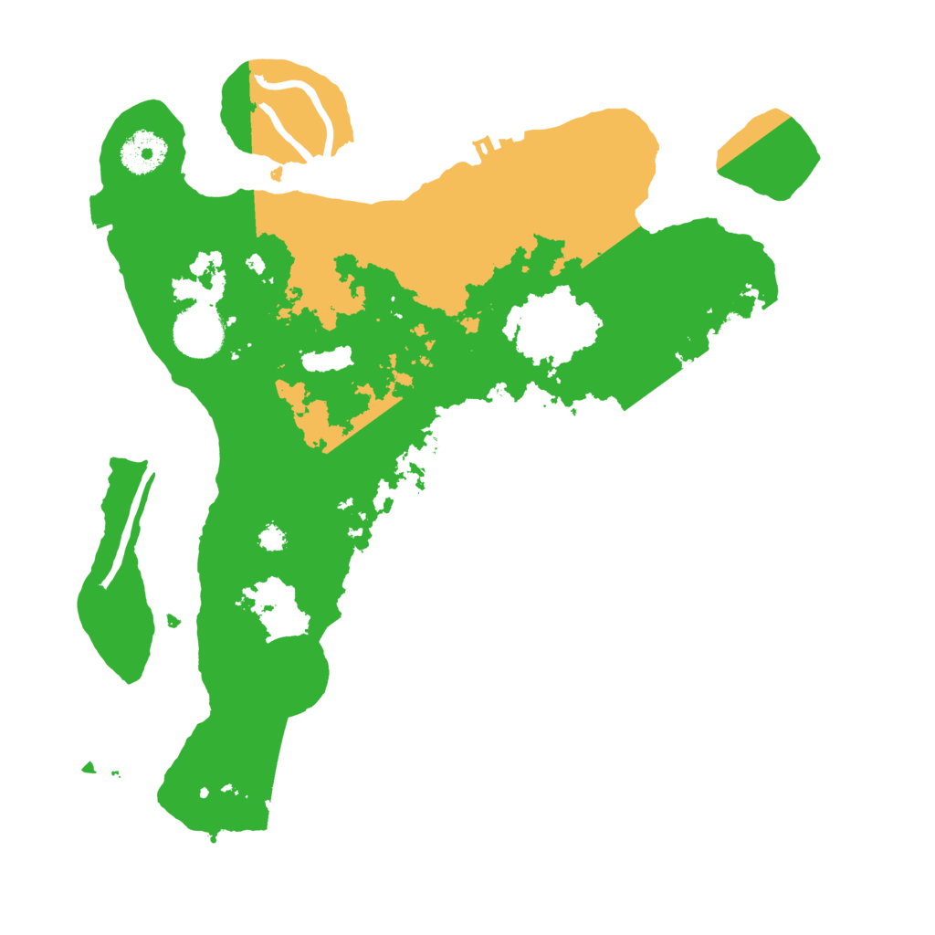 Biome Rust Map: Procedural Map, Size: 3250, Seed: 90000