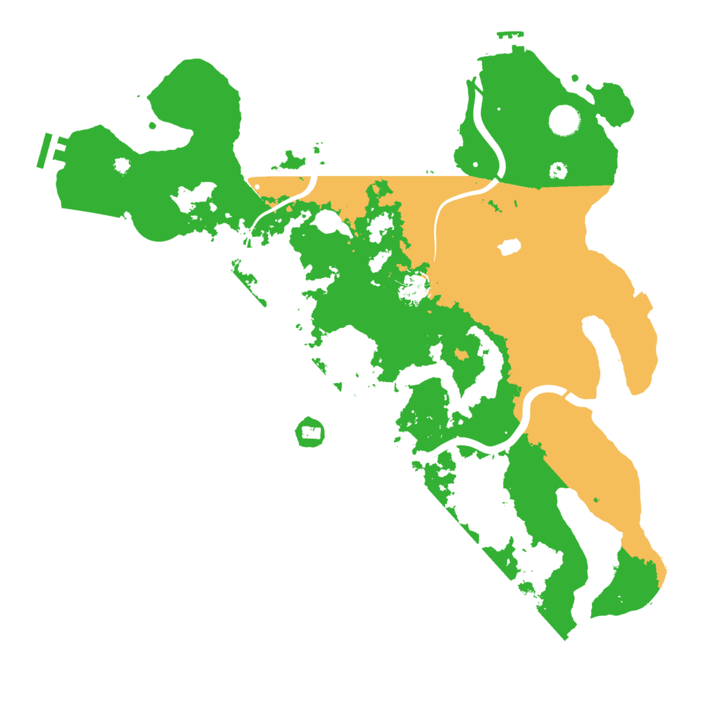 Biome Rust Map: Procedural Map, Size: 4000, Seed: 428871878