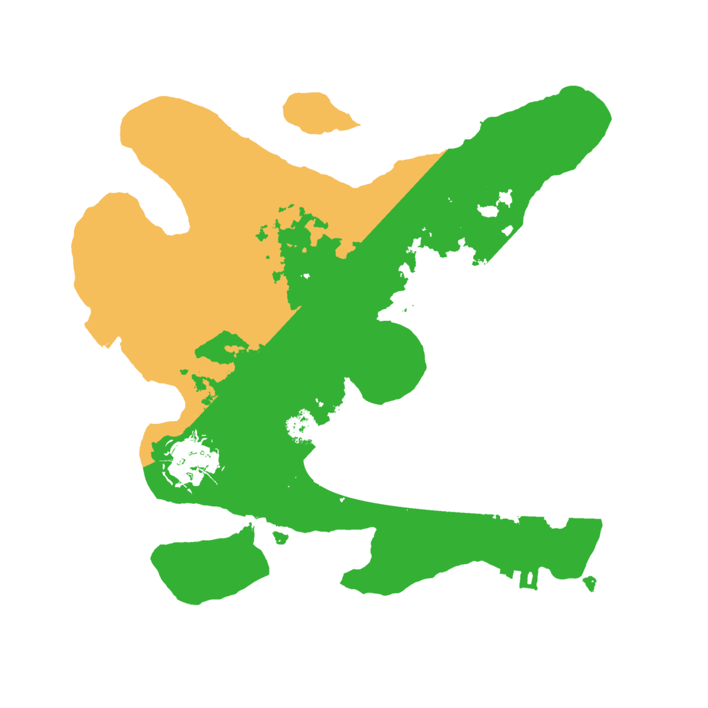 Biome Rust Map: Procedural Map, Size: 2400, Seed: 1711315421