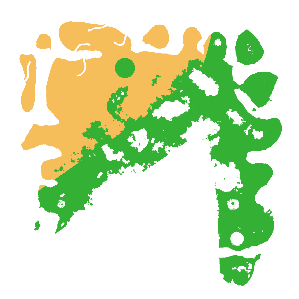 Biome Rust Map: Procedural Map, Size: 3950, Seed: 35875697